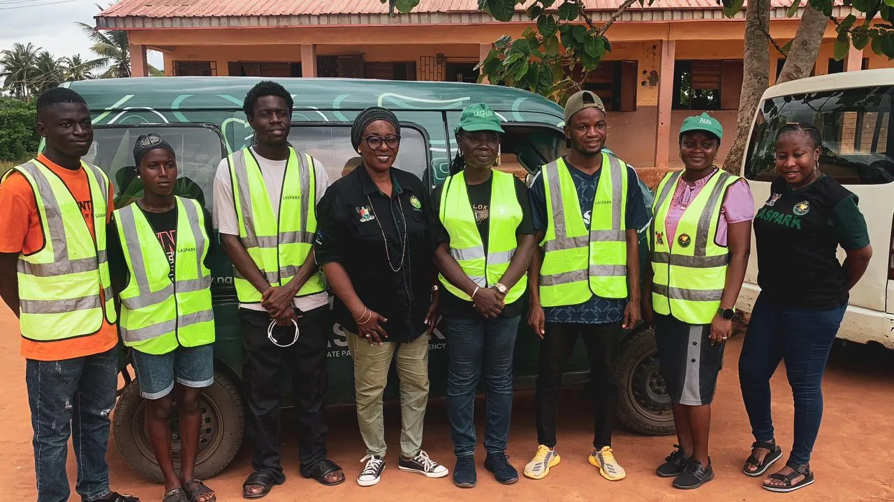 Tree Planting Exercise in partnership with LASEPA